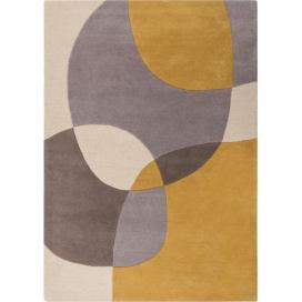 Flair Rugs koberce Kusový koberec Radiance Glow Ochre Rozměry koberců: 200x290 Mdum