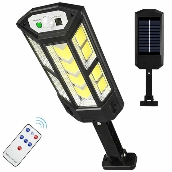 Aptel ZD96 LED solární lampa 300W snímač soumraku a pohybu - www.do-domu.cz