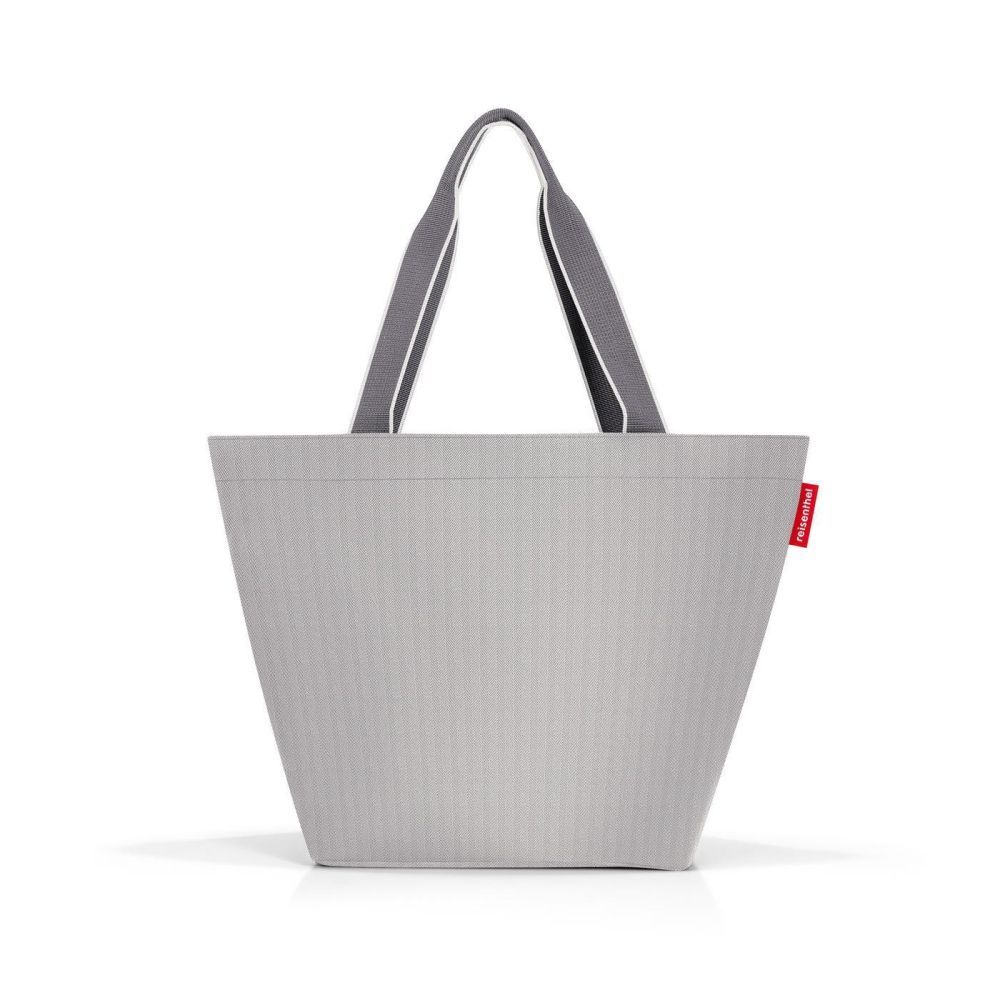 Nákupní taška přes rameno Reisenthel Shopper M Herringbone grey - Homein.cz