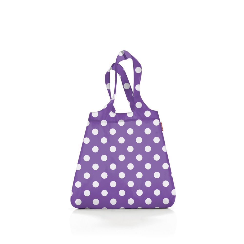 Reisenthel Skládací taška Mini Maxi Shopper Dots white purple - Homein.cz