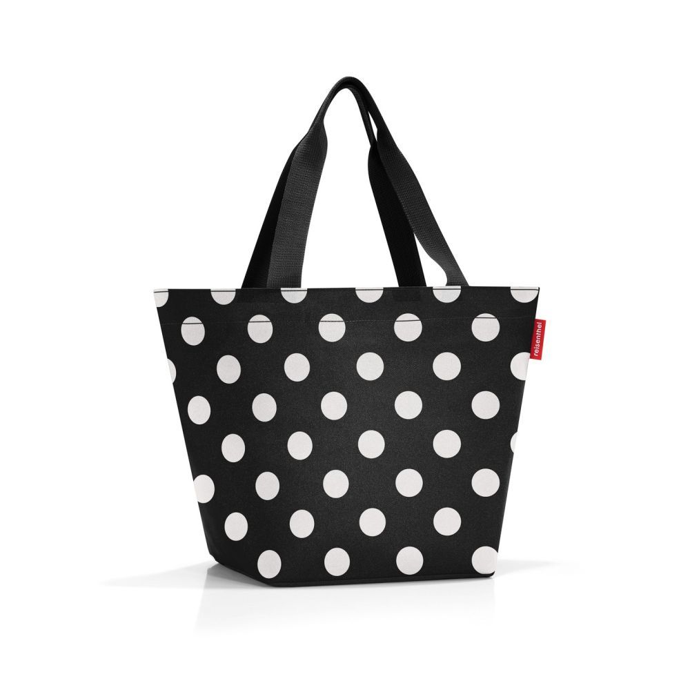 Nákupní taška přes rameno Reisenthel Shopper M Dots white - Homein.cz