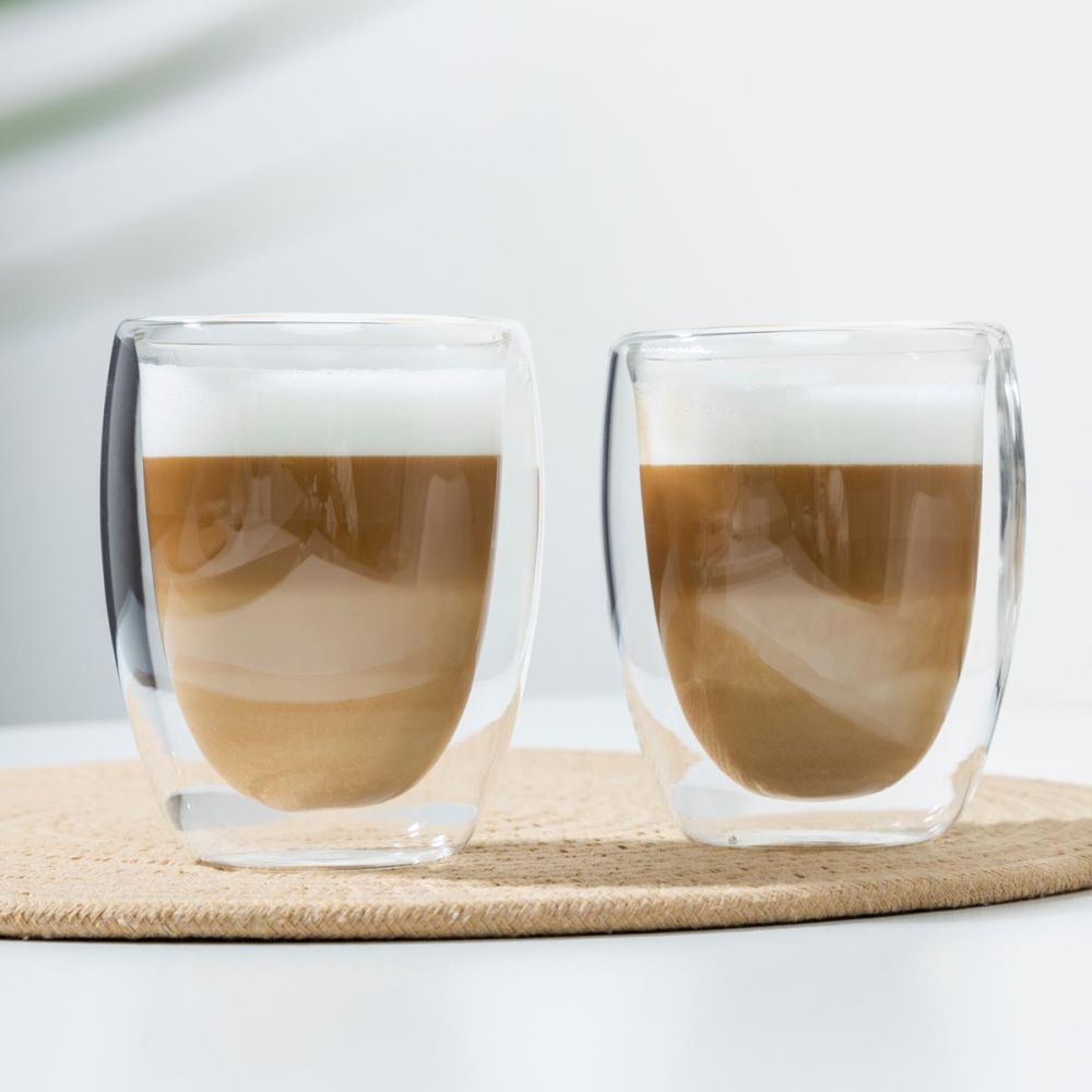 Haushalt international Dvoustěnné sklenice Latte Macchiato, 350 ml, 2 ks - Velký Košík