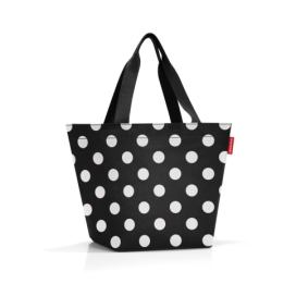 Nákupní taška přes rameno Reisenthel Shopper M Dots white