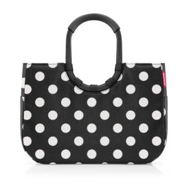 Nákupní taška Reisenthel Loopshopper L Frame Dots white