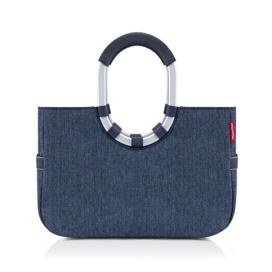 Nákupní taška Reisenthel Loopshopper M Herringbone dark blue