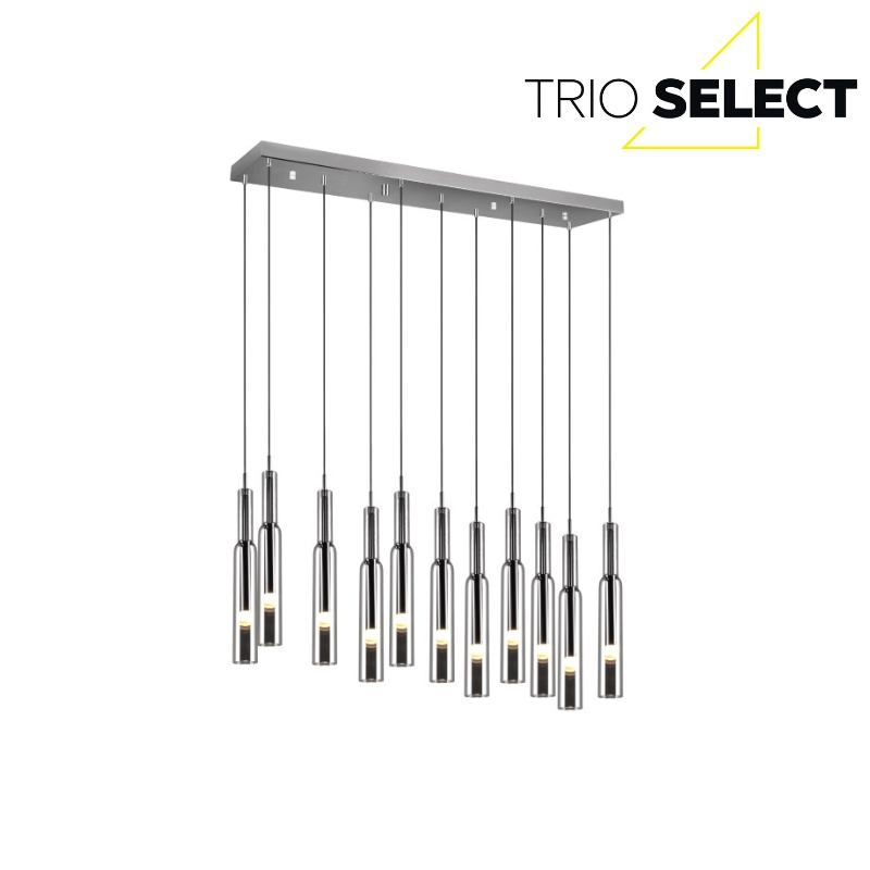 Trio SELECT 344511106  LED závěsné stropní svítidlo LUCENT  | 11x3W integrovaný LED zdroj | 11x280lm | 2300+3000+4000K - Dekolamp s.r.o.