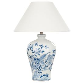 Stolní lampa MAGROS Porcelán Bílá