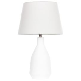 Stolní lampa LAMBRE Keramika Bílá