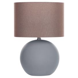 Stolní lampa AREOSO Keramika Šedá