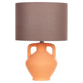 Stolní lampa LABRADA Keramika Oranžová