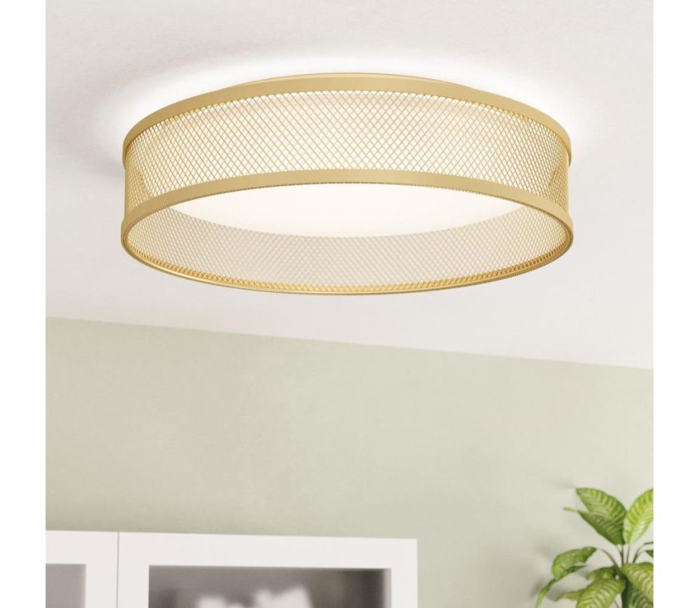 Eglo Eglo 900796 - LED Stropní svítidlo LUPPINERIA LED/20W/230V zlatá  -  Svět-svítidel.cz