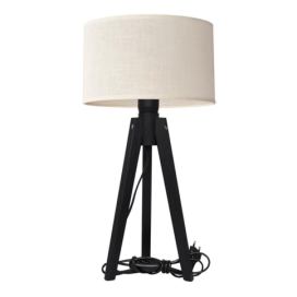  Stolní lampa ALBA 1xE27/60W/230V krémová/borovice 