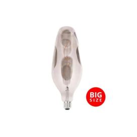  LED Žárovka FILAMENT BUMPED SMOKE BT110 E27/4W/230V 2000K 