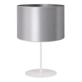   - Stolní lampa CANNES 1xE14/15W/230V 20 cm stříbrná/bílá 