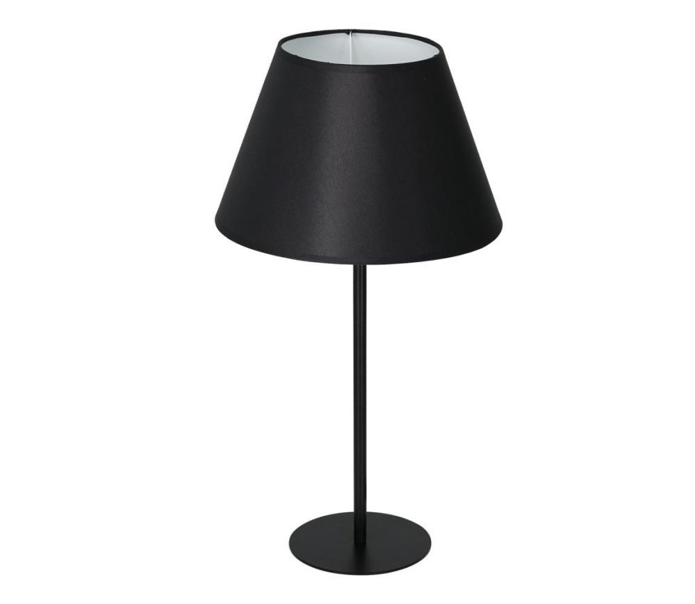  Stolní lampa ARDEN 1xE27/60W/230V pr. 30 cm černá/bílá  -  Svět-svítidel.cz