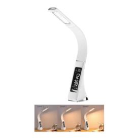 Brilagi Brilagi - LED Stmívatelná stolní lampa s displejem PELLE LED/7W/230V bílá 