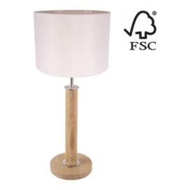   7017400611548 - Stolní lampa BENITA 1xE27/60W/230V dub 