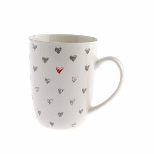 Porcelánový hrnek HEART, 340 ml - 4home.cz