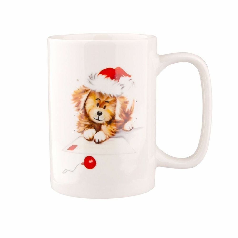 Altom Porcelánový hrnek Xmas Dog D, 300 ml - 4home.cz