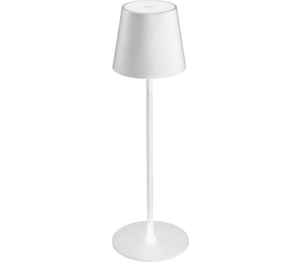  LED Stmívatelná venkovní stolní lampa LED/4W/4000 mAh 3000/4000/5500K IP44 bílá  -  Svět-svítidel.cz