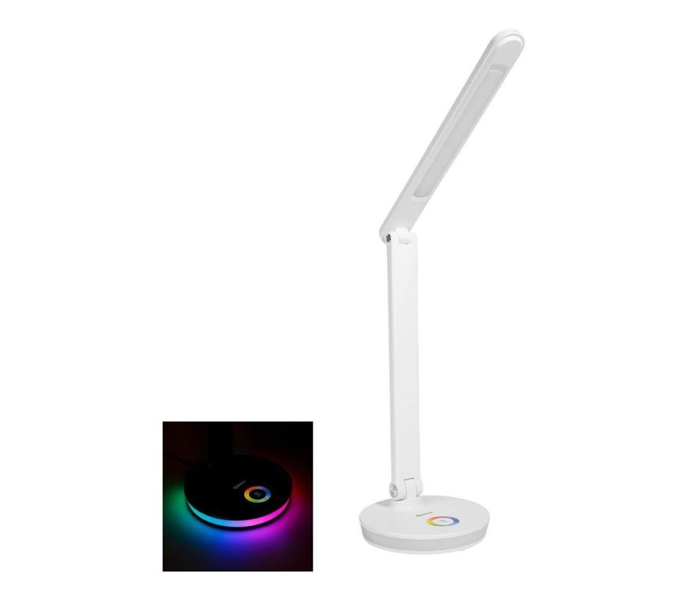  LED RGBW Stmívatelná stolní lampa s funkcí powerbanky LED/12W/5V 2800-6000K bílá  -  Svět-svítidel.cz