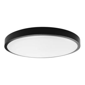  LED Koupelnové stropní svítidlo LED/18W/230V IP44 4000K pr. 25 cm černá 