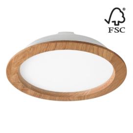  LED Podhledové svítidlo WOODY SPOT LED/23,5W/230V 4000K dub ø 23,5 cm 