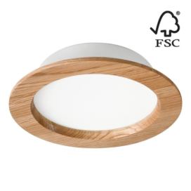  LED Podhledové svítidlo WOODY SPOT LED/16,5W/230V 4000K dub ø 18,5 cm 