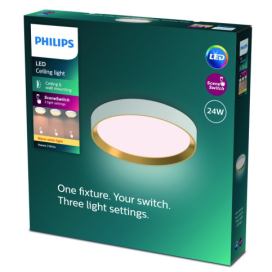 Philips 8720169301375 LED přisazené stropní svítidlo Hanno | 24W integrovaný LED zdroj | 2700lm | 2700K