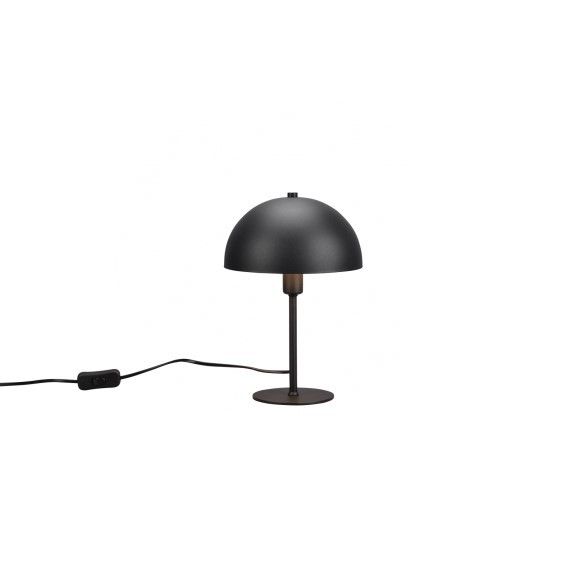 Trio 506200132 stolní lampa Nola 1x28W | E27 | IP20 - kabelový spínač, matná černá - Dekolamp s.r.o.