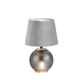 Trio R51242054 stolní lampa Jonna 2x18W | E14 | IP20 - kabelový spínač, kouřová/šedá