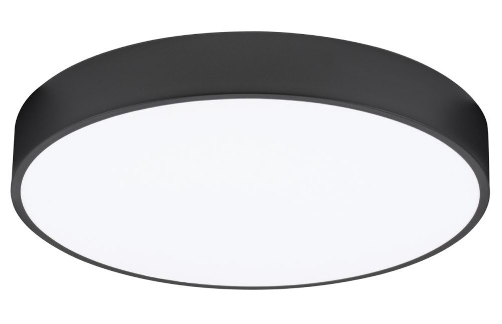 Černé kovové stropní LED světlo Nova Luce Luster 50 cm - Designovynabytek.cz