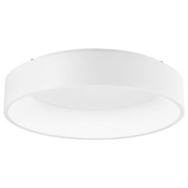 Matně bílé kovové stropní LED světlo Nova Luce Rando II. 60 cm