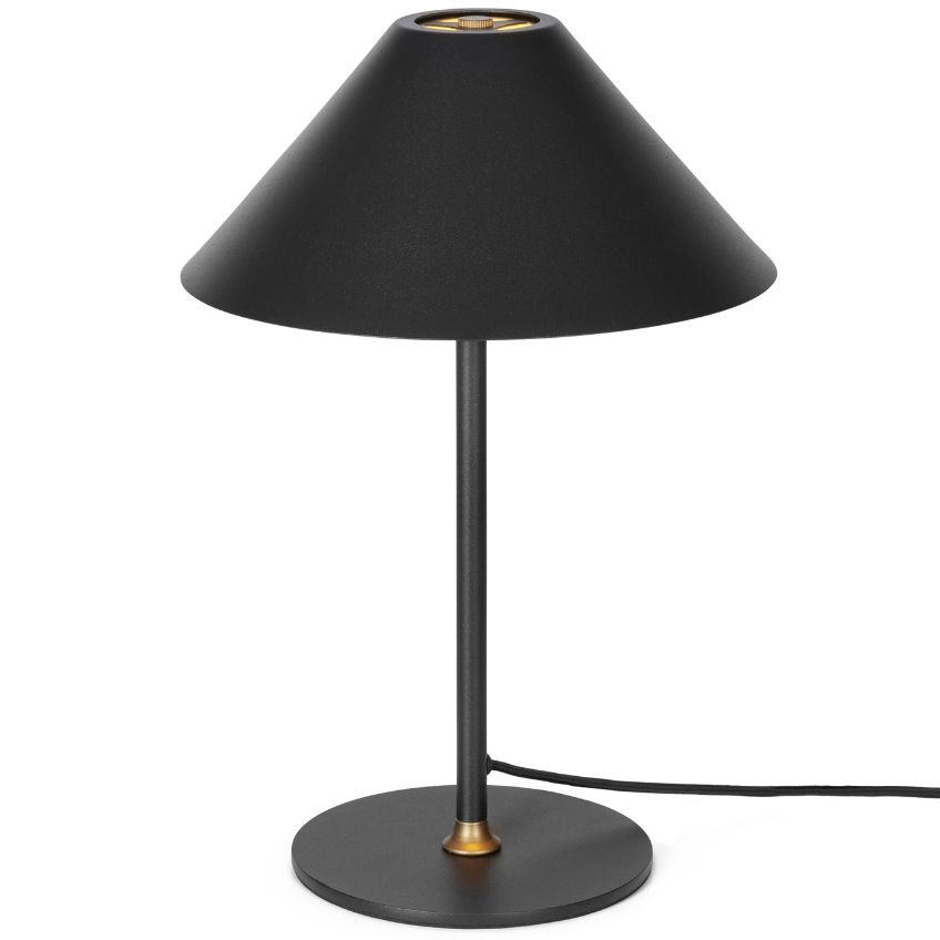 Černá kovová stolní lampa Halo Design Hygge 35 cm - Designovynabytek.cz