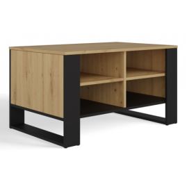 TP Living Konferenční stolek LAWA Modern 4P Slim II dub artisan/černý