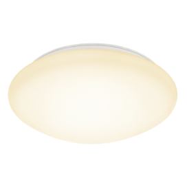 Opálově bílé stropní LED světlo Halo Design Basic 29 cm