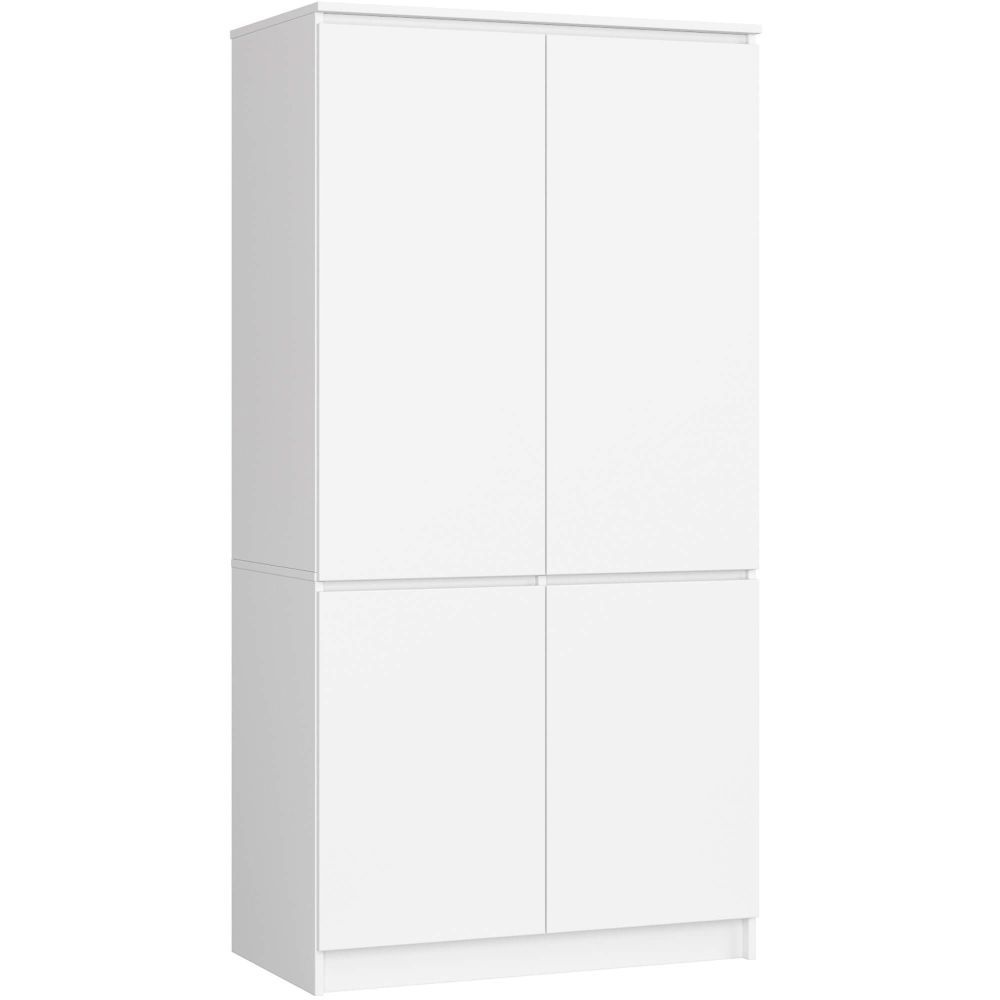 Ak furniture Šatní skříň CLP S90/4D bílá - Houseland.cz