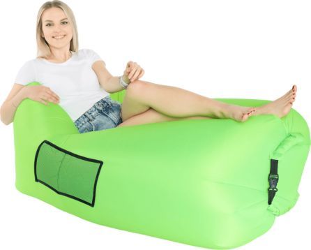 Nafukovací sedací vak Lazy bag green - FORLIVING