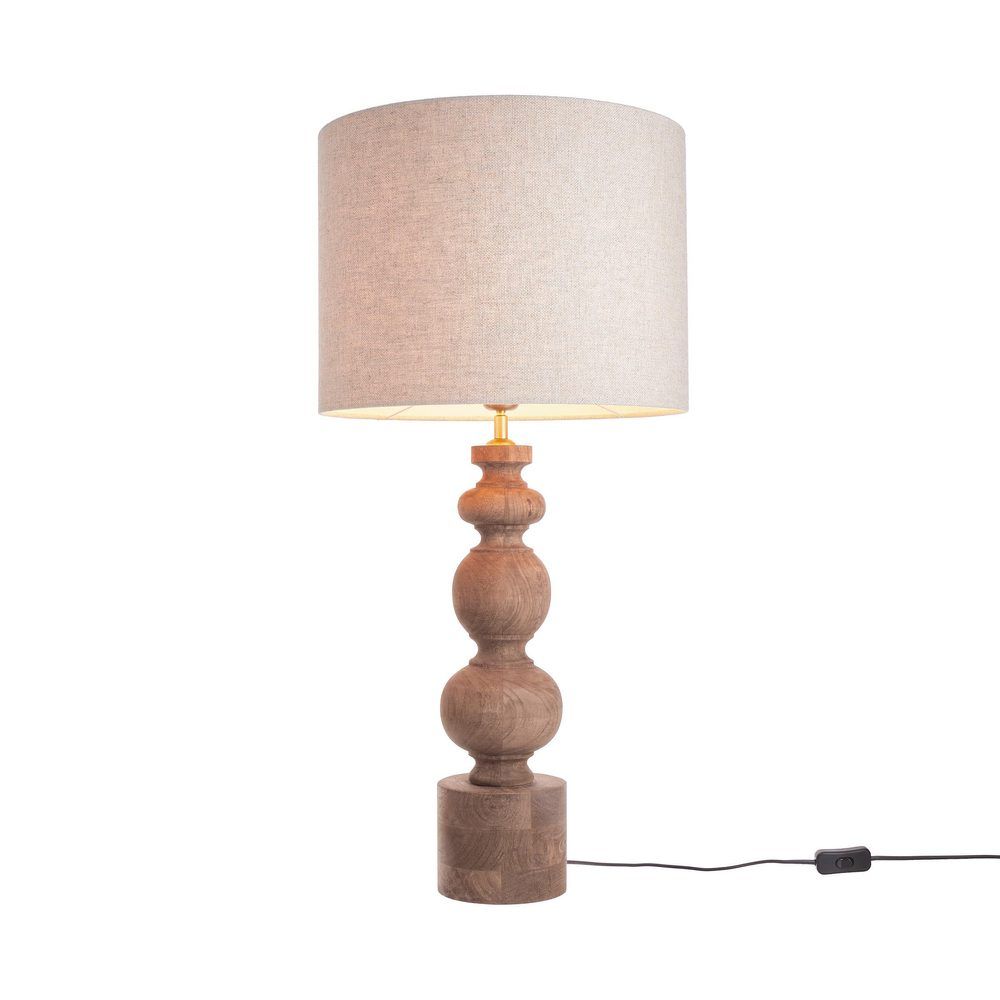 ÉCHECS Stolní lampa 72 cm - černá/přírodní - Butlers.cz