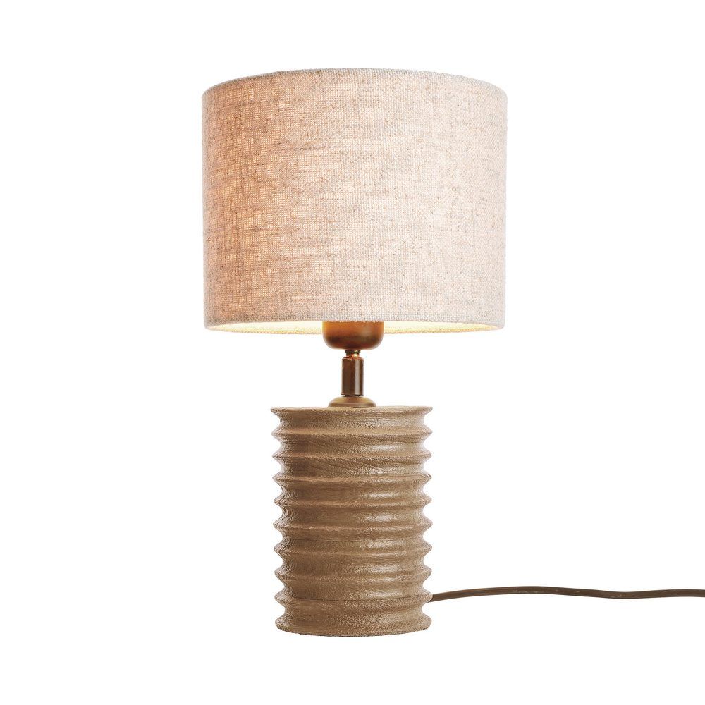 GROOVED Stolní lampa 36 cm - hnědá/přírodní - Butlers.cz