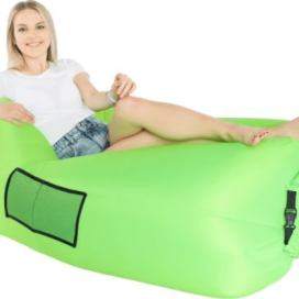 Nafukovací sedací vak Lazy bag green