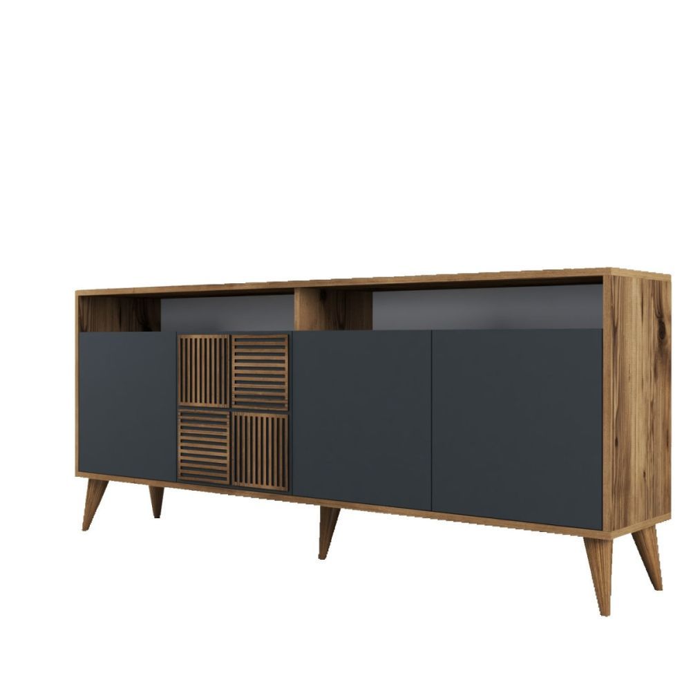 Kalune Design Komoda Milan dub wotan/antracit - Houseland.cz