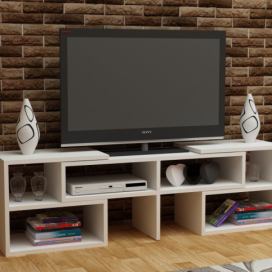 Kalune Design TV stolek CARE 137 cm bílý