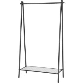 SONGMICS Šatní věšák Loft 153 cm černý