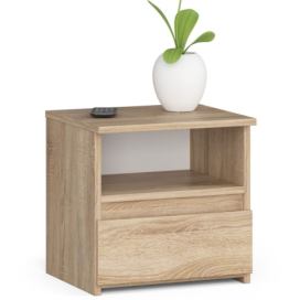 Ak furniture Noční stolek CL1 40 cm dub sonoma