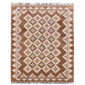 Diamond Carpets koberce Ručně vázaný kusový koberec M. Kelim DE 2262 Brown Mix - 80x150 cm