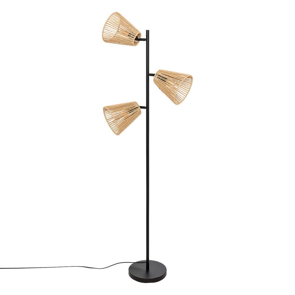 Atmosphera Stojací lampa boho GIADA, 3 otočné stínidla, 150 cm - EDAXO.CZ s.r.o.