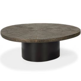 Ethnicraft designové konferenční stoly Slice Coffee Table (105 x 94 cm)