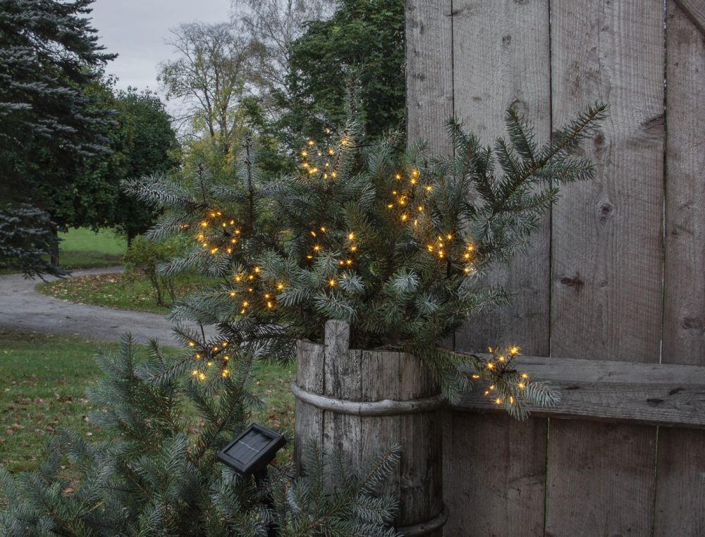 Solární světelný řetěz délka 2,1 m Star Trading Firework Solar - černý - Homein.cz