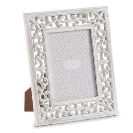 Giftdecor Fotorámeček v dřevěném zdobeném rámu LIRA, 22 x 27 cm